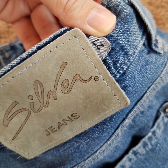 Vintage Silver Jeans High Waist Jean Shorts - Picture 4 of 12